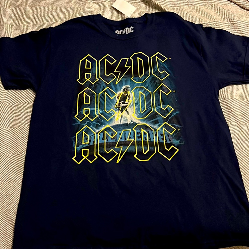 AC/DC Ballbreaker 1996 World Tour Double Sided Black T-Shirt